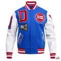 Detroit Pistons Mash Up Varsity Jacket Clanton Jacket