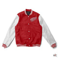 Detroit Red Wings Red And White Varsity Jacket Clanton Jacket