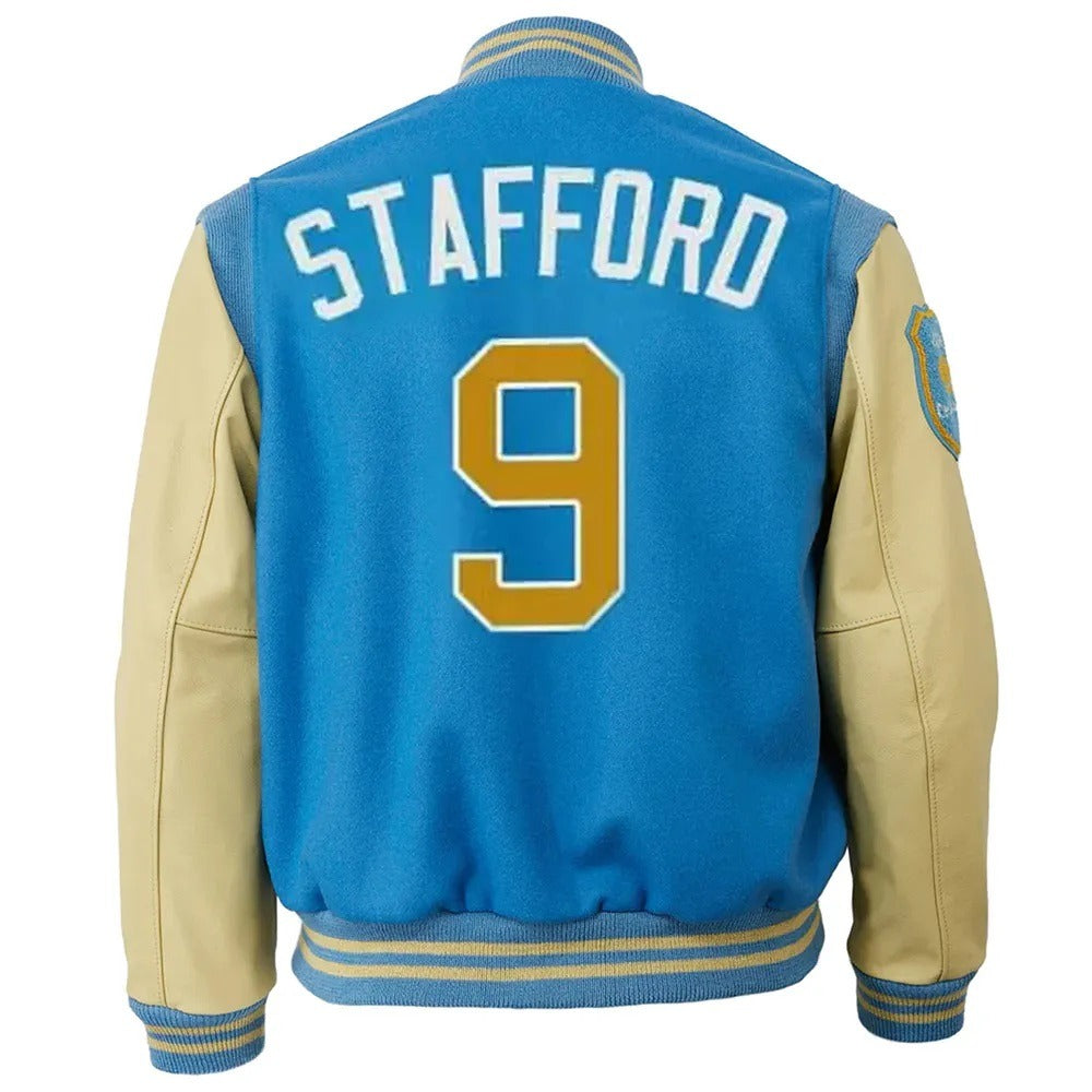 Detroit Lions 9 Matthew Stafford Jacket WorthVee