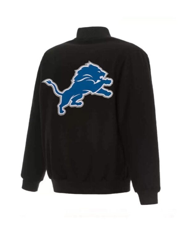 Detroit Lions Black Wool Jacket WorthVee