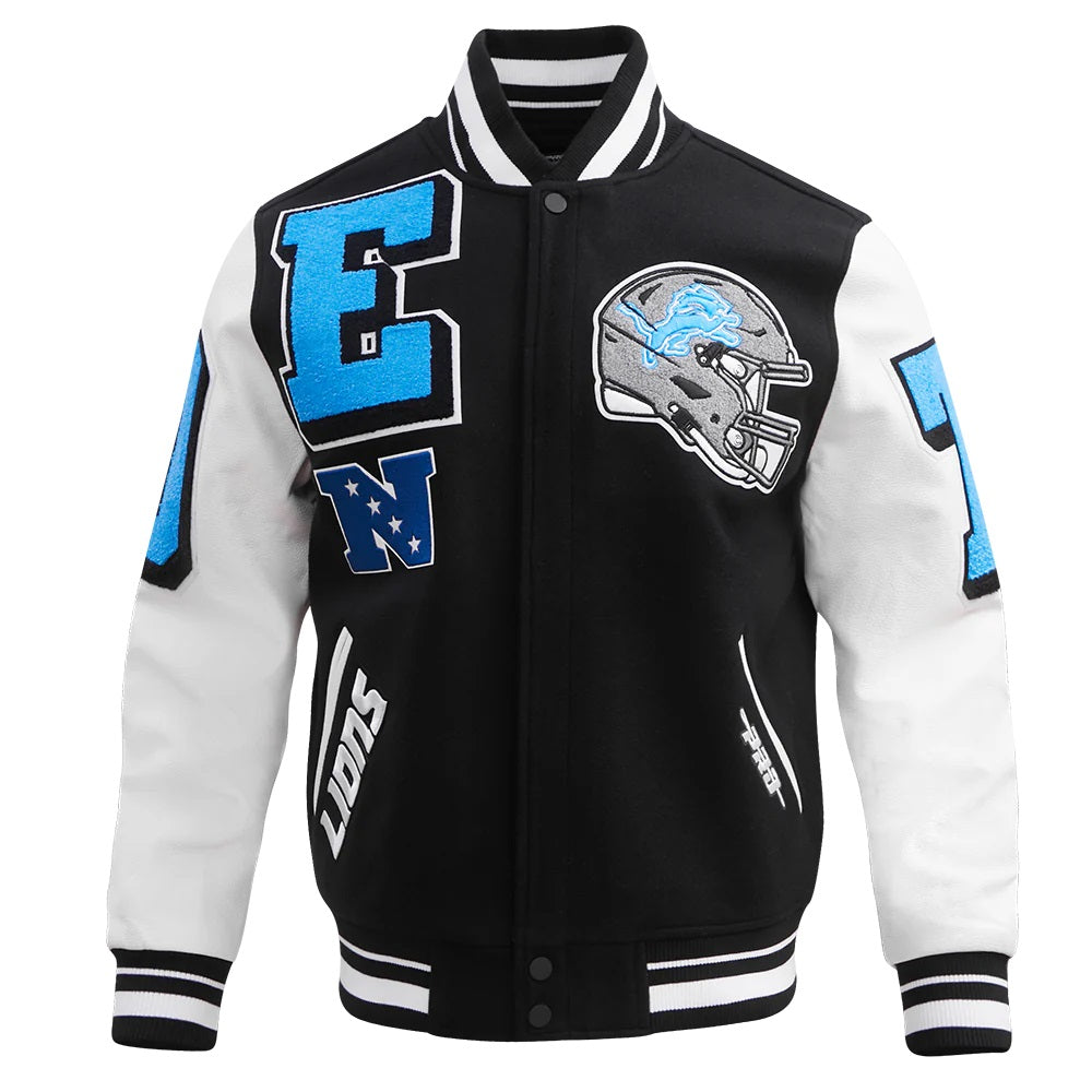 Detroit Lions Mashup Varsity Jacket WorthVee