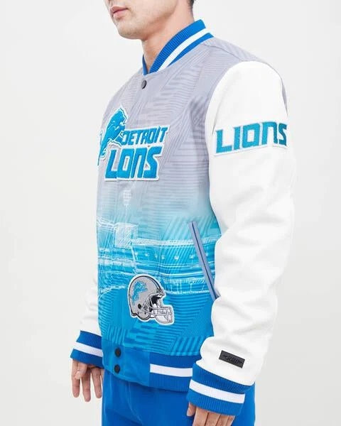 Detroit Lions Remix Wool Varsity Jacket WorthVee