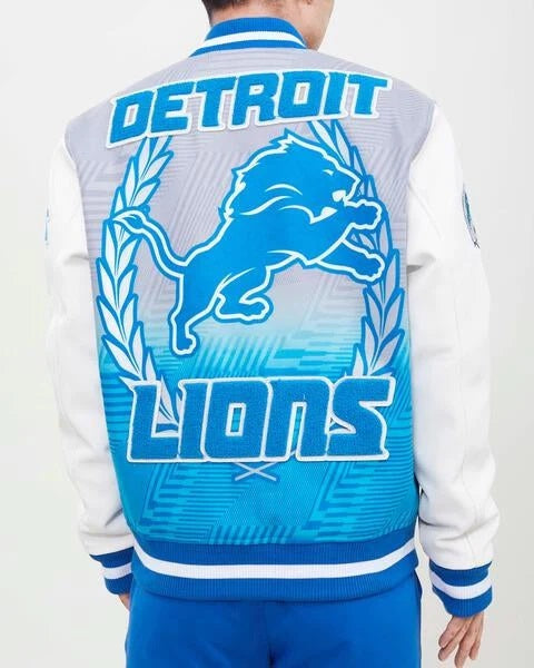 Detroit Lions Remix Wool Varsity Jacket WorthVee