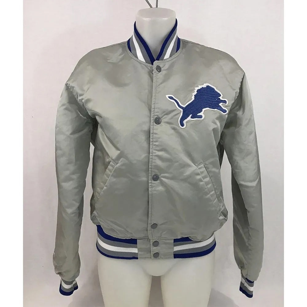 Detroit Lions Satin Jacket WorthVee