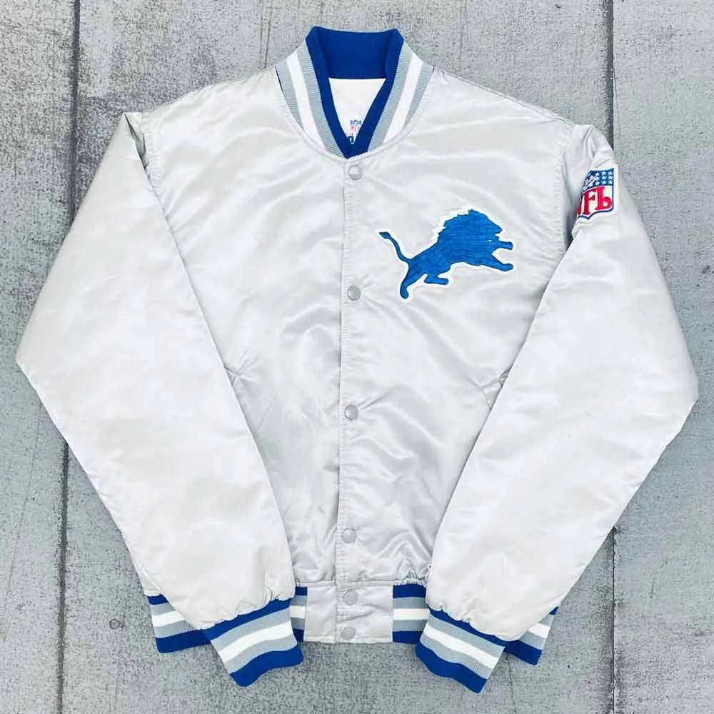 Detroit Lions Satin Jacket WorthVee