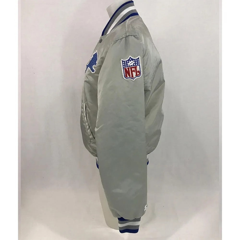 Detroit Lions Satin Jacket WorthVee