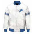 Detroit Lions Striped Bomber Jacket WorthVee