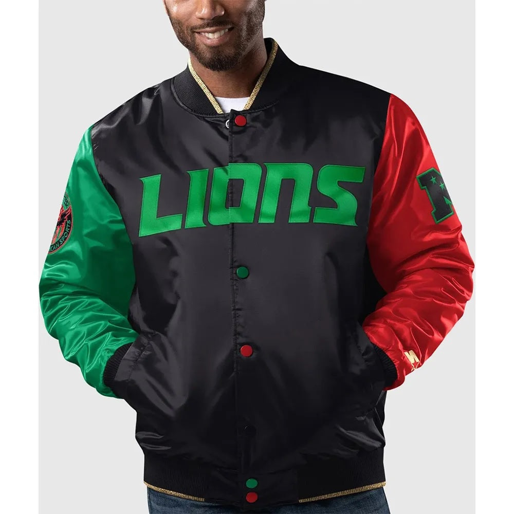 Detroit Lions Ty Mopkins Black History Month Jacket WorthVee