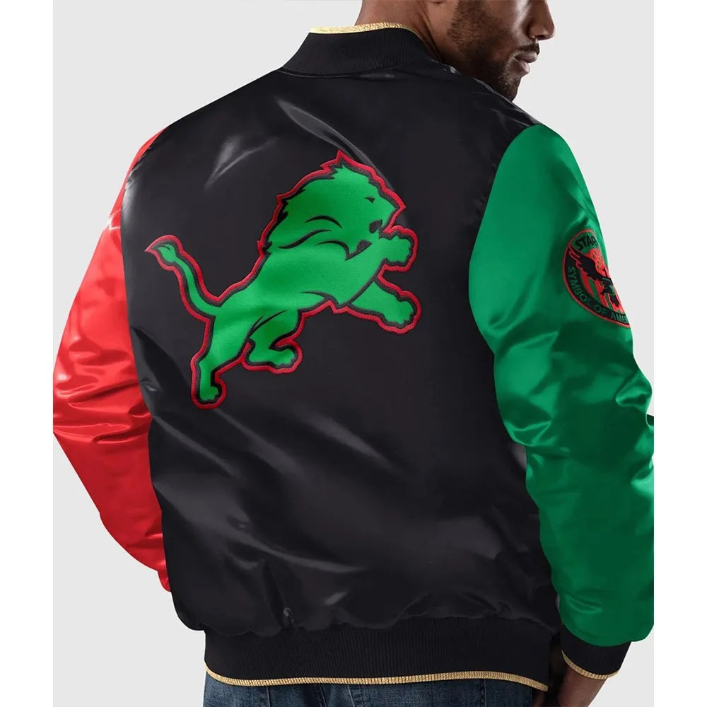 Detroit Lions Ty Mopkins Black History Month Jacket WorthVee