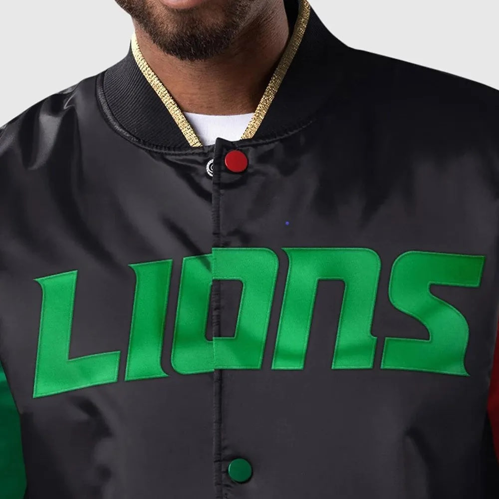 Detroit Lions Ty Mopkins Black History Month Jacket WorthVee