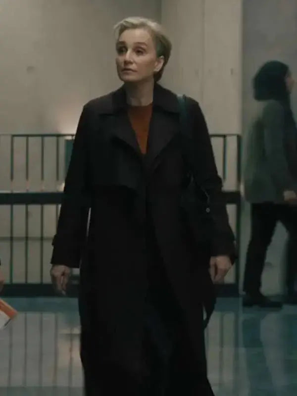 Diana Taverner Slow Horses S04 Black Coat WorthVee