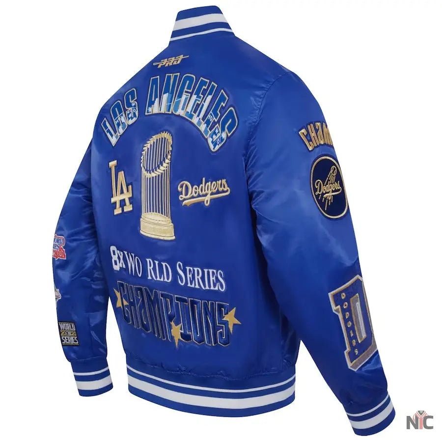 Dodgers 2024 World Series Champions Full-Snap Jacket Clanton Jacket