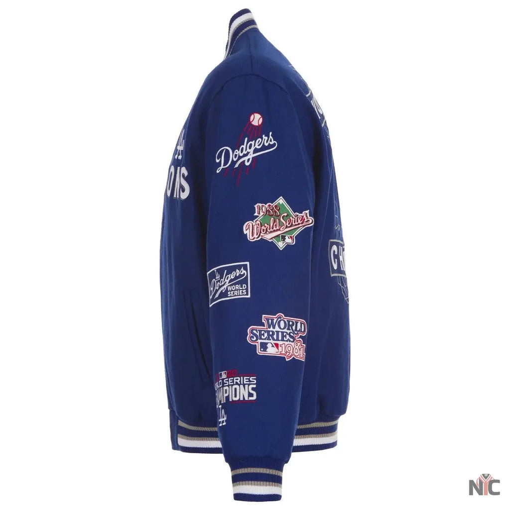 Dodgers Authentic Jh Design Championship Varsity Jacket Clanton Jacket