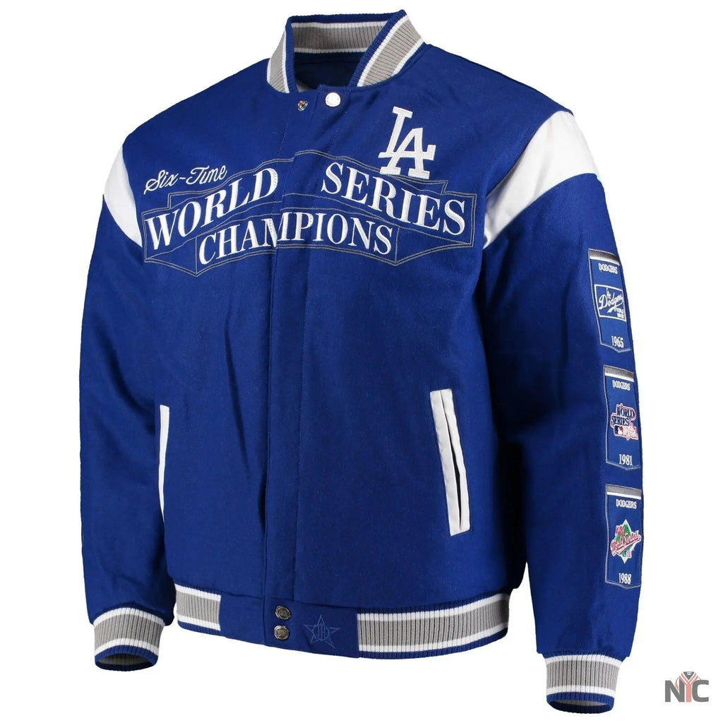 Dodgers Commemorative Championship Varsity Jacket Clanton Jacket