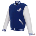 Dodgers Jh Design Full-snap Wool Varsity Jacket Clanton Jacket