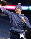Drake Maye Patriots 2025 Rivalries Sideline Hoodie