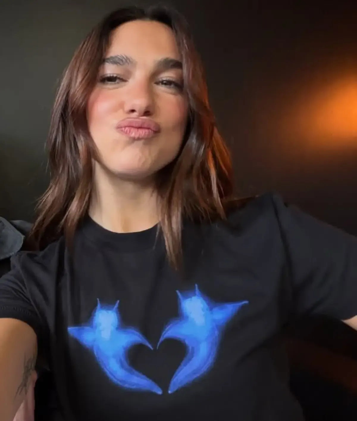 Dua Lipa x Danny L Harle Black T-shirt