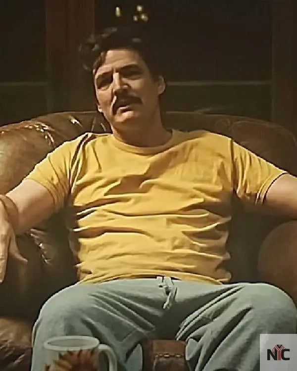 Eddington 2025 Pedro Pascal Yellow T-Shirt Clanton Jacket