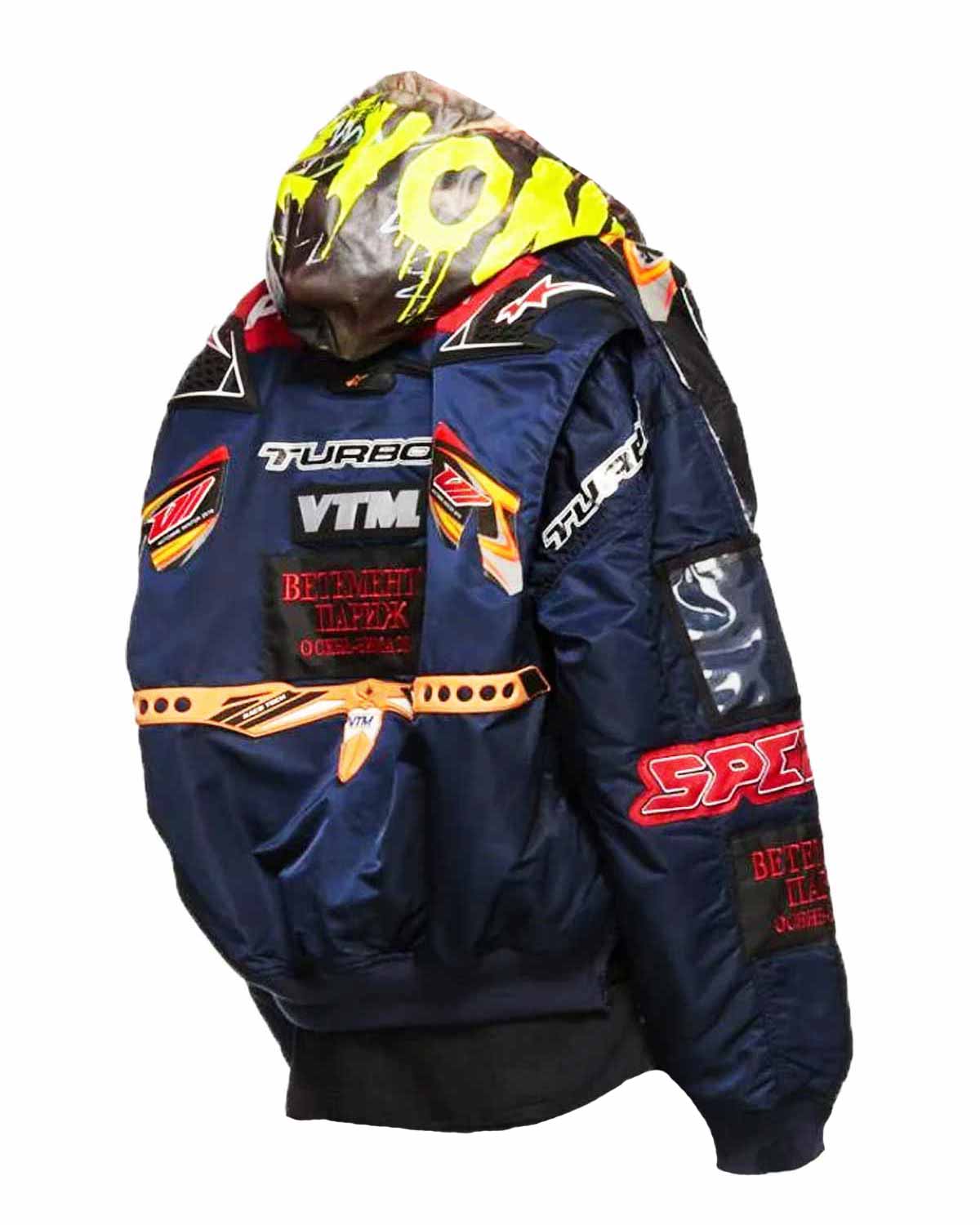 Elite Vetements X Alpha Industries Hooded Racing Jacket