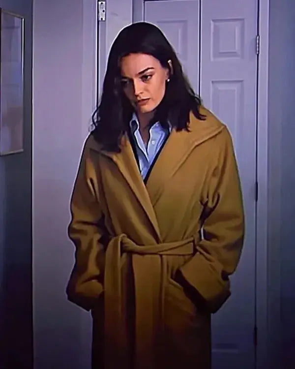 Ella McCay 2025 Emma Mackey Brown Coat WorthVee