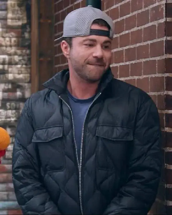 Elmo and Mark Rober’s Merry Giftmas Mark Rober Puffer Jacket WorthVee