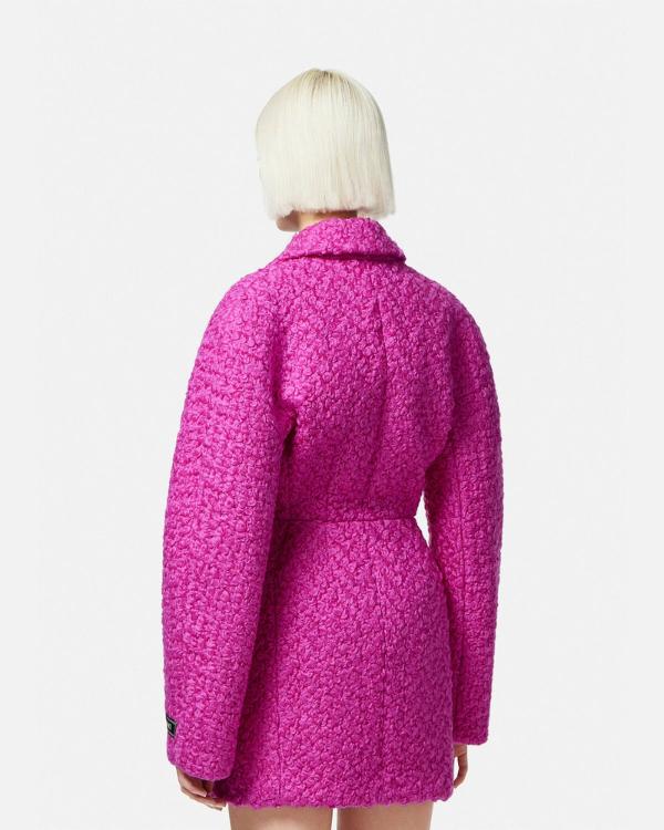 Elsbeth S03 Carrie Preston Pink Tweed Coat