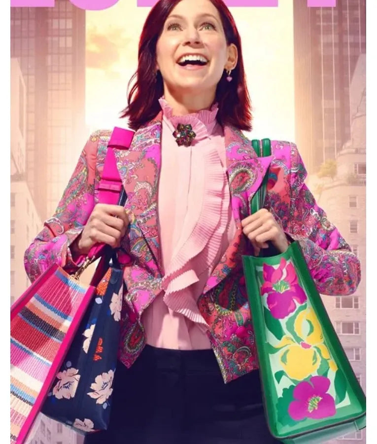 Elsbeth S02 Carrie Preston Printed Crop Blazer