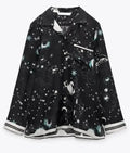 Elsbeth S02 Carrie Preston Stars Moon Silk Shirt
