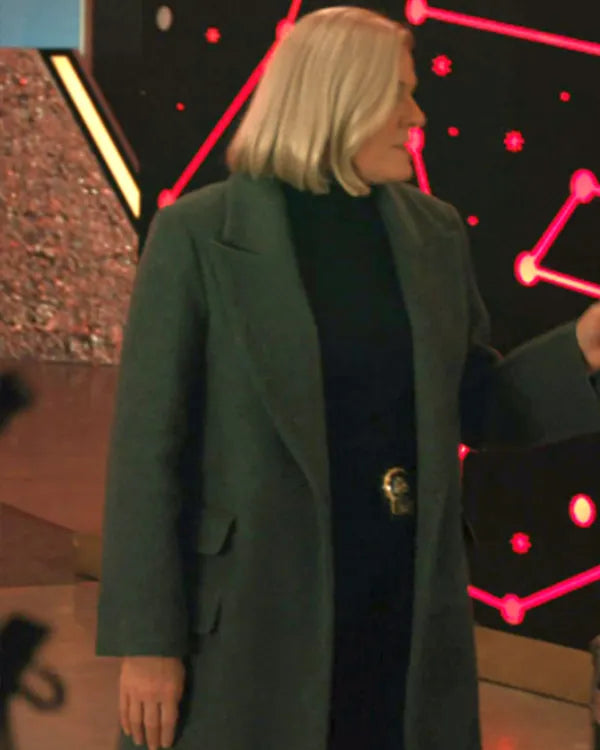 Elsbeth S03 Molly Price Green Single-Breasted Coat WorthVee