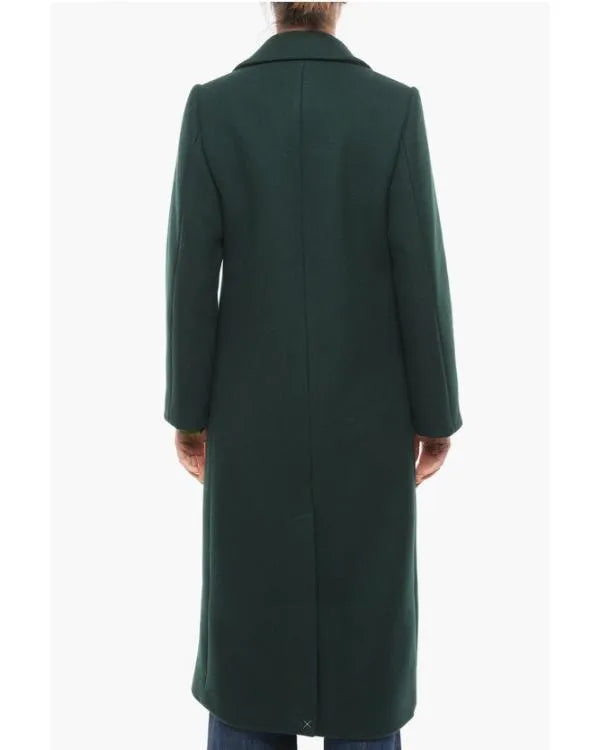 Elsbeth S03 Molly Price Green Single-Breasted Coat WorthVee