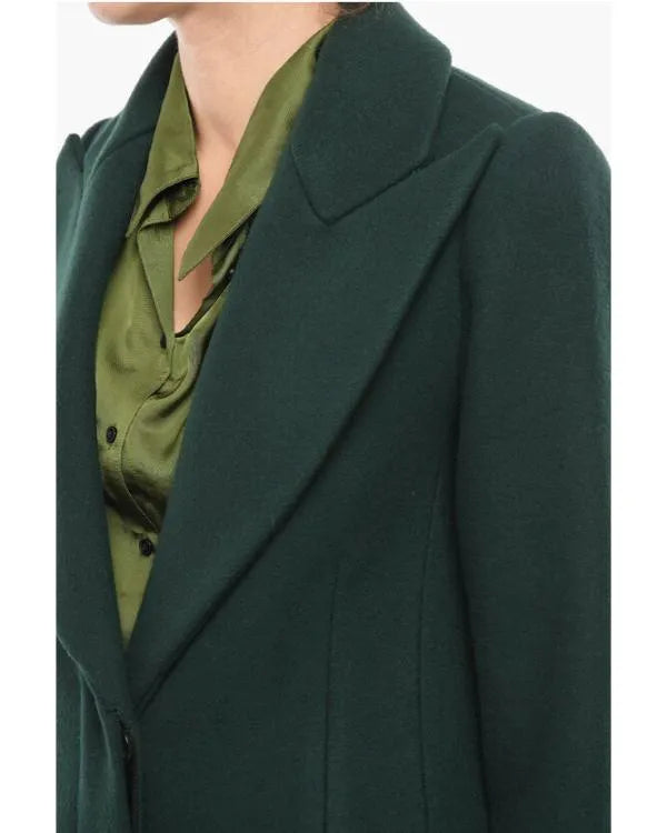 Elsbeth S03 Molly Price Green Single-Breasted Coat WorthVee