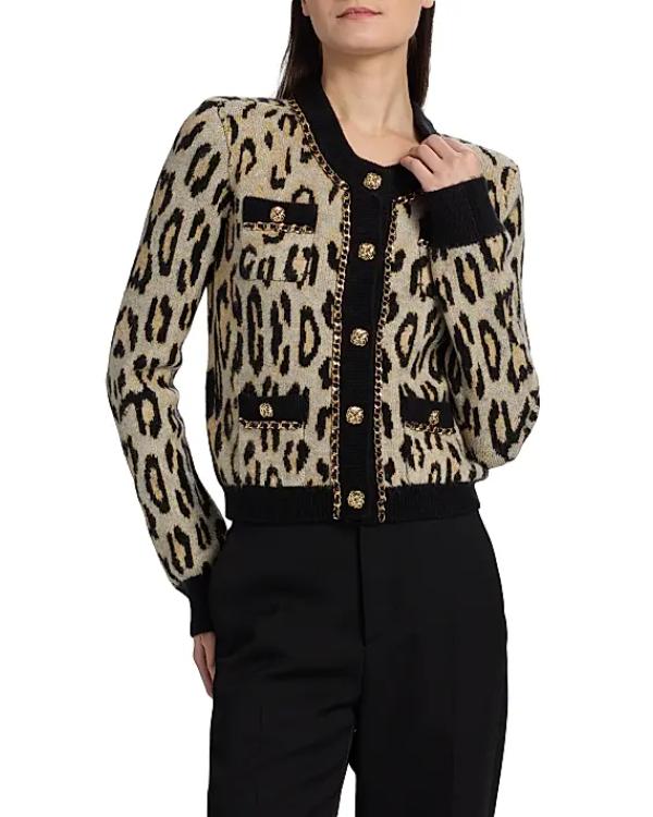 Elsbeth S03 Tracey Ullman Leopard Print Cardigan WorthVee