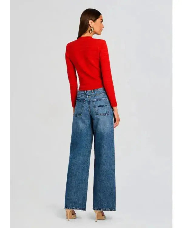 Emily In Paris S05 Ashley Park Red Knitted Jacket WorthVee