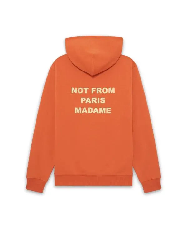 Emily In Paris S05 Lily Collins Orange Slogan Hoodie