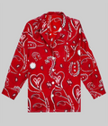 Emily In Paris S05 Lily Collins Red Paisley Shirt WorthVee