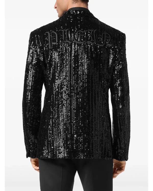 Emily In Paris S05 Meledeen Yacoubi Black Sequin Blazer