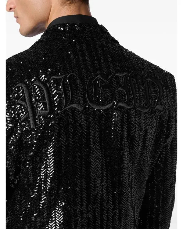Emily In Paris S05 Meledeen Yacoubi Black Sequin Blazer