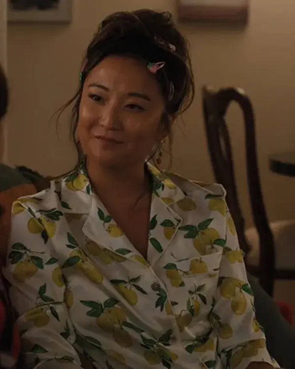 Emily in Paris S05 Ashley Park Lemon Printed Pajamas WorthVee