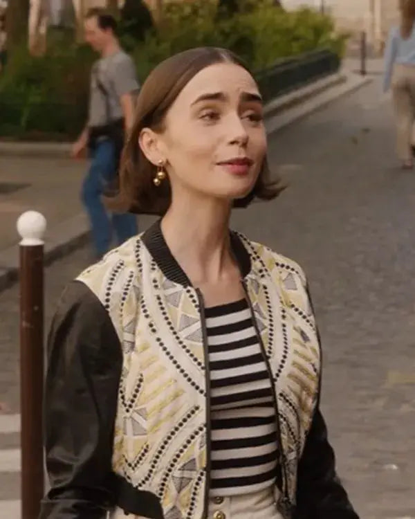 Emily in Paris S05 Emily Cooper Bomber Jacket WorthVee