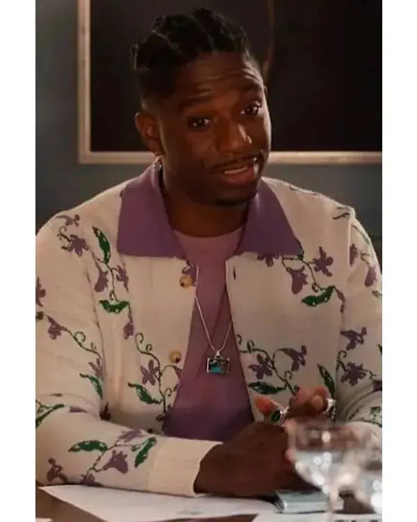 Emily in Paris S05 Samuel Arnold White Floral Jacket WorthVee