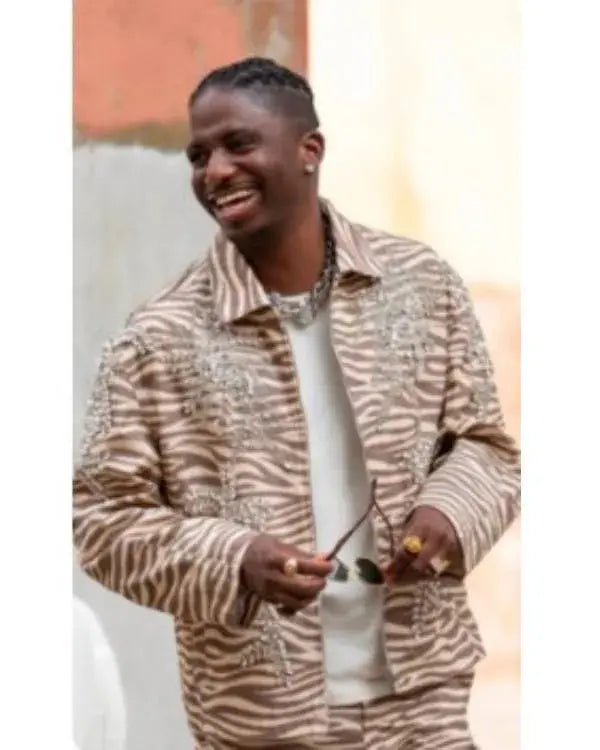 Emily in Paris S05 Samuel Arnold Zebra Print Jacket WorthVee