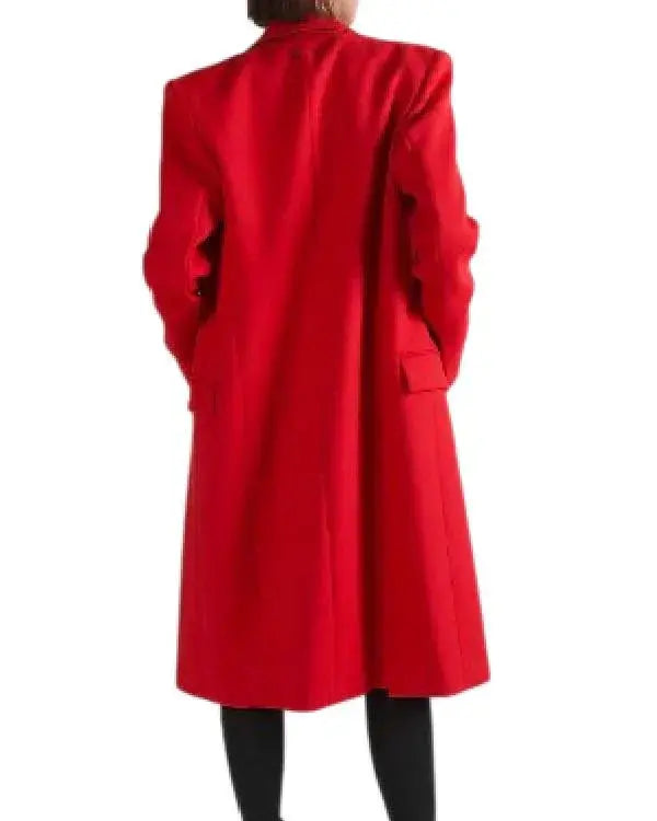 Emily in Paris Season 5 Lily Collins Red Coat WorthVee