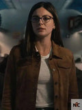 Emma Brunner FUBAR Brown Leather Jacket Clanton Jacket