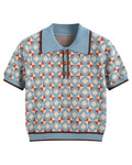 English Teacher S02 Stephanie Koenig Geometric Pattern Sweater