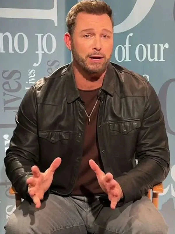 Eric Martsolf Days of Our Lives Leather Jacket Clanton Jacket