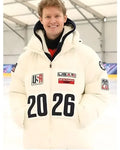Evan Bates Winter Olympics 2026 Team USA Flagbearer Jacket