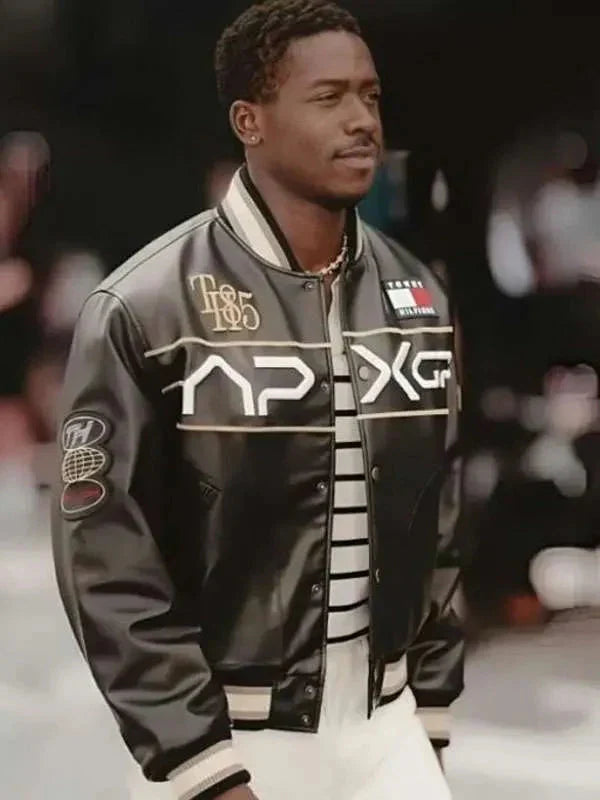 F1 Movie Damson Idris APXGP Varsity Jacket Clanton Jacket