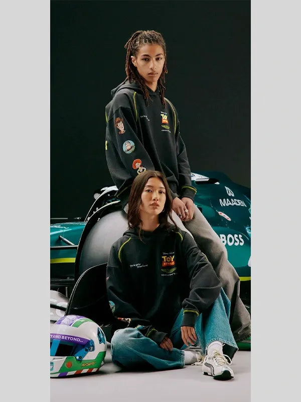 F1 Aston Martin X Toy Story Black Hoodie