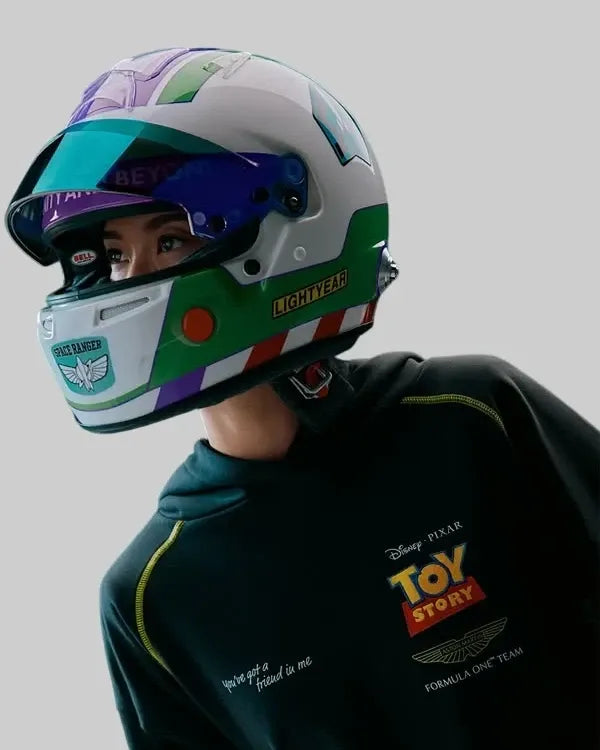 F1 Aston Martin X Toy Story Black Hoodie