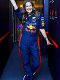 F1 Grand Prix Drew Barrymore Red Bull Jumpsuit